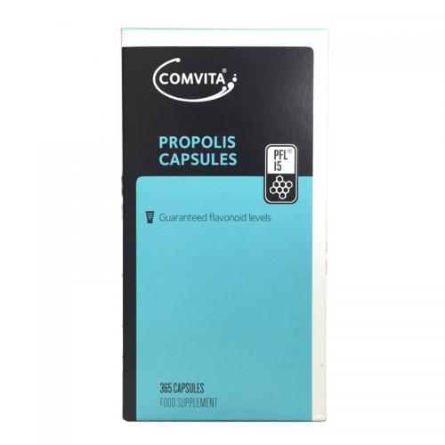 康维他 蜂胶复合胶囊 类黄酮15  365粒 Comvita Propolis Capsules PFL15 365c