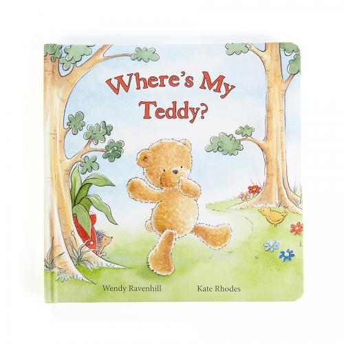 【儿童专区】【清仓】《我的泰迪熊在哪?》儿童早教童话故事书 婴幼儿图画书 1本入 Jellycat Board Book（Where's My Teddy?）【特价产品不退换】