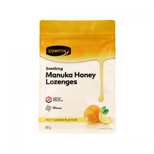 【保健品专区】Comvita 康维他 麦卢卡蜂蜜蜂胶润喉糖(柠檬味) 500克