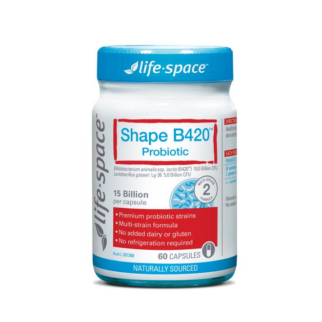 【保健品专区】Life Space 塑身B420益生菌成人调理肠胃 60粒